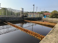 佛山某電廠污水處理現(xiàn)場